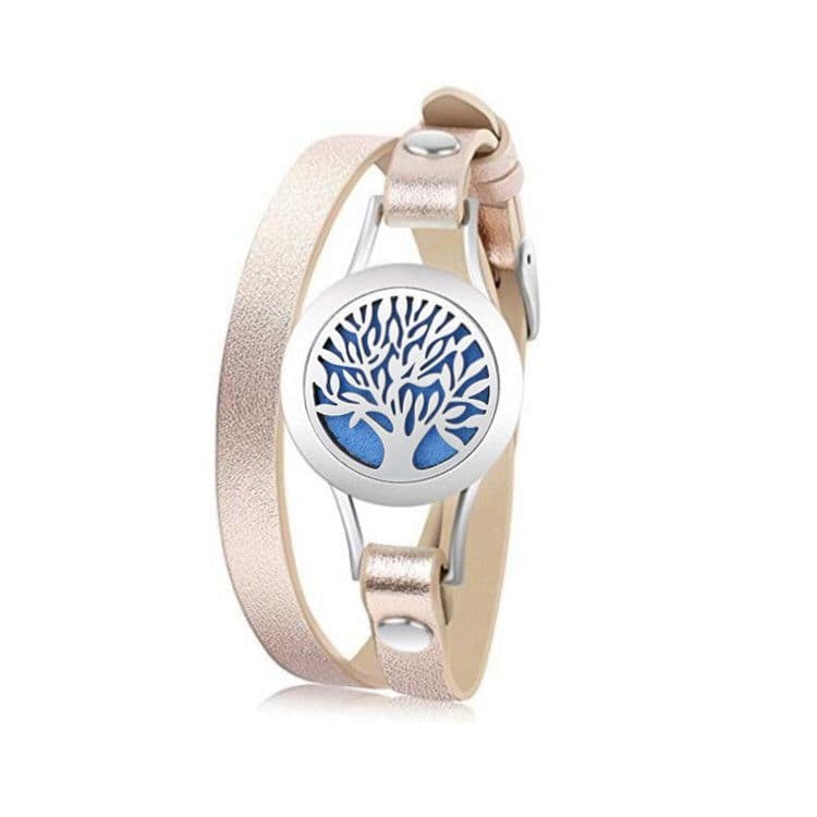 image-Hollow essential oil diffusion perfume bracelet