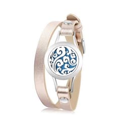 image-Hollow essential oil diffusion perfume bracelet