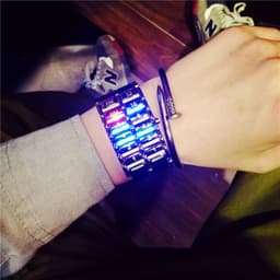 image-Creative LED Light Men Women Digital Wristwatches Style Male Female Electronic Clock Fashion Casual Couple Bracelet Watch