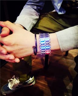 image-Creative LED Light Men Women Digital Wristwatches Style Male Female Electronic Clock Fashion Casual Couple Bracelet Watch