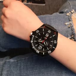 image-Men's Sports Watches Wholesale Wholesale Trend Of Europe And The United States Classic Large Table Waterproof Silicone Watch Men