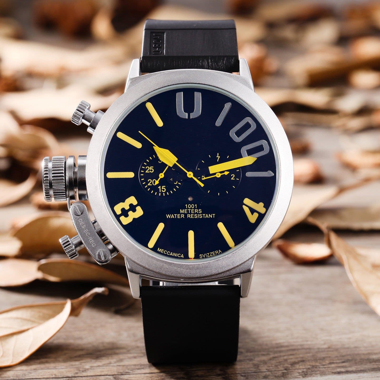 image-Foreign trade WISH explosion models selling brand men 5-needled automatic mechanical movement watches Mens derivative goods