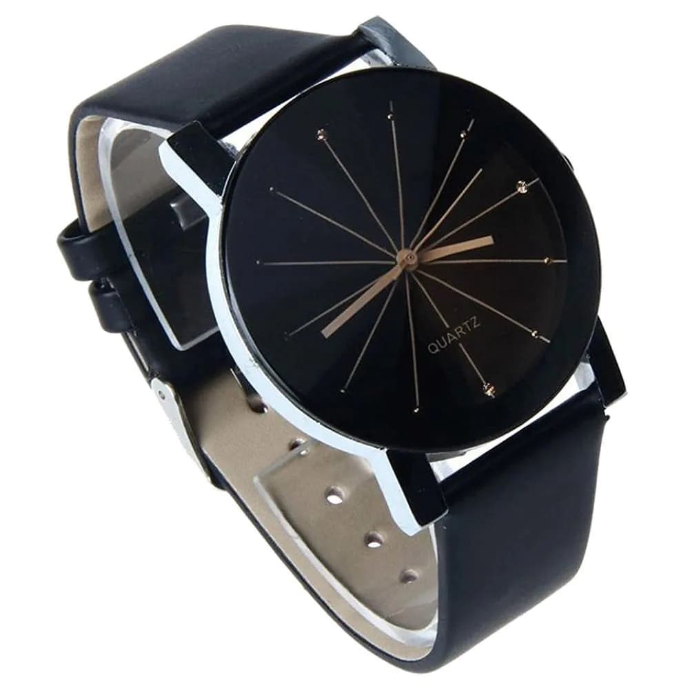 image-Couple convex meridian belt watch casual men and women children table electronic watch
