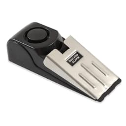 image-Electronic Burglar Alarm Intelligent Home Security Wedge Door Stop Alarm System Device Hotel Intruder Alert Detection