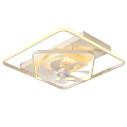 image-Household Light Luxury Thin Suction Ceiling Fan Lamp Bedroom Living Room