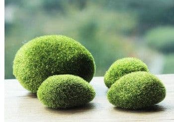 image-Artificial Moss Stone Fake Moss Flocking Plant Micro-Landscape Gardening Decoration