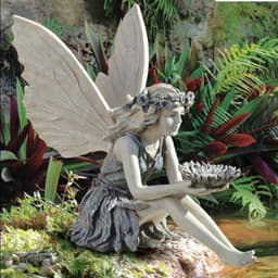 image-Sunflower Fairy Statue Refers To Ornamental Flower Gardening Decoration