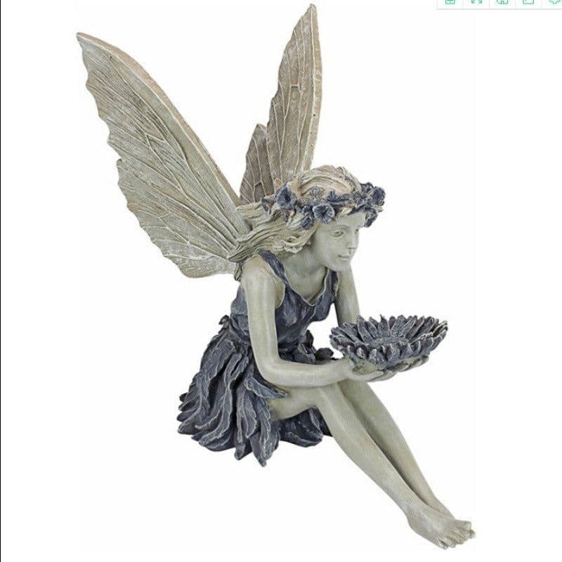 image-Sunflower Fairy Statue Refers To Ornamental Flower Gardening Decoration
