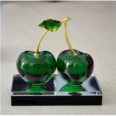 image-K9 Crystal Car Ornaments Cherry Perfume Seat Crystal Perfume Bottle Car Ornaments Crystal Car Perfume Seat Ornaments