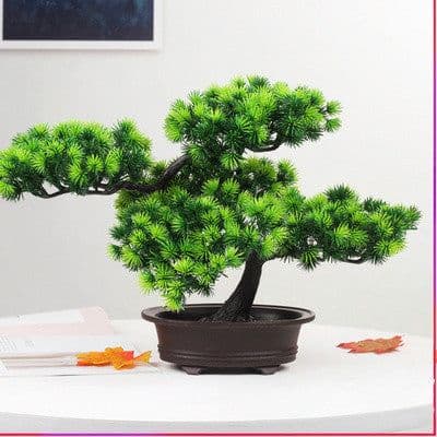 image-Bonsai Ornaments Fake Tree Potted Plants