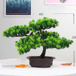 image-Bonsai Ornaments Fake Tree Potted Plants