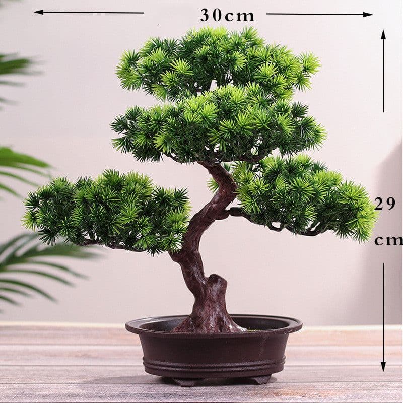 image-Bonsai Ornaments Fake Tree Potted Plants