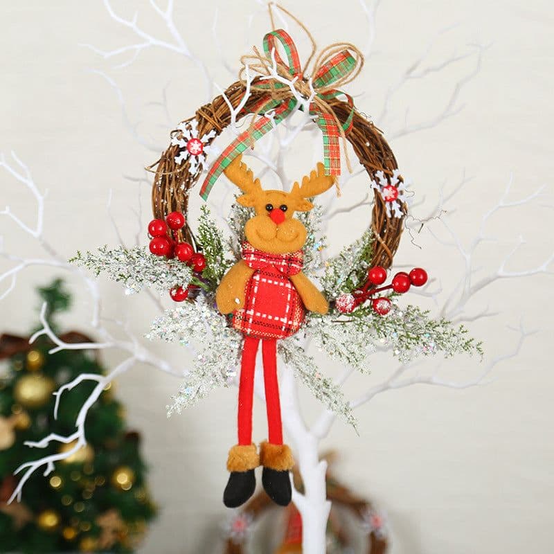 image-Christmas Decorations Garland Wreath