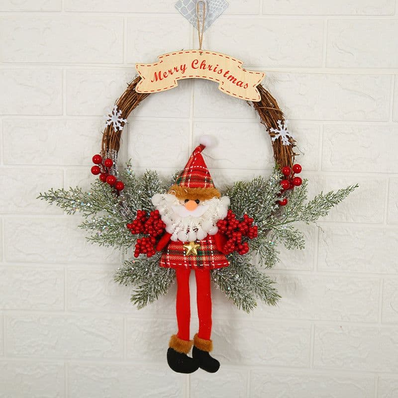 image-Christmas Decorations Garland Wreath