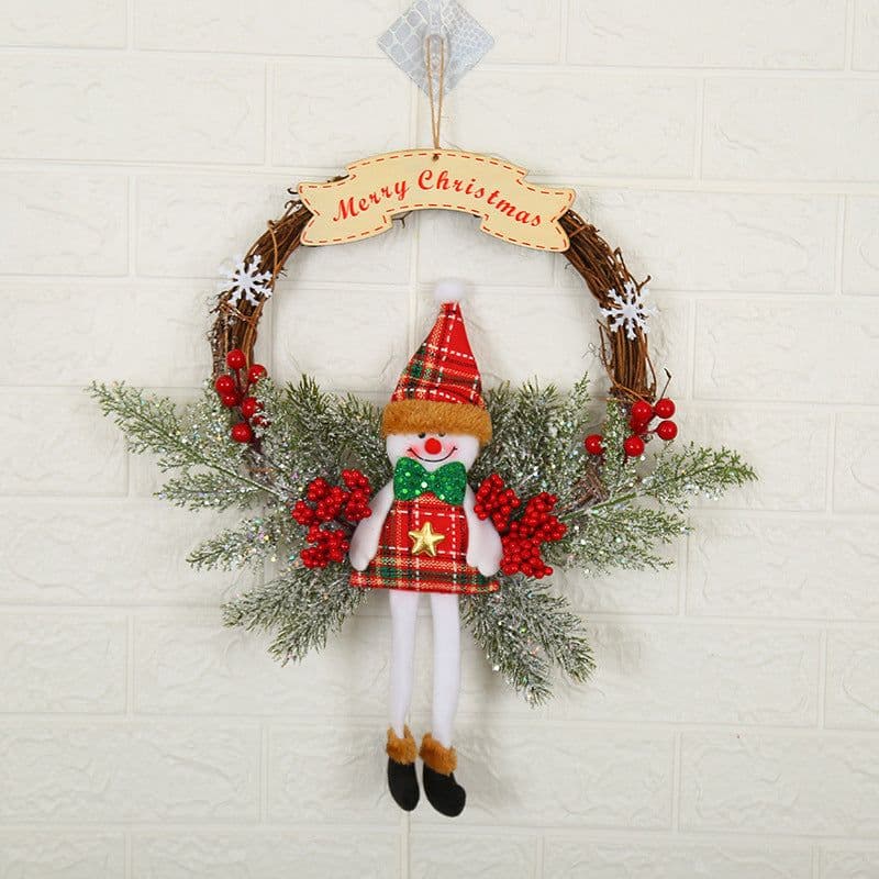 image-Christmas Decorations Garland Wreath