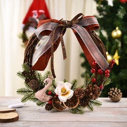 image-Christmas Decorations Garland Wreath