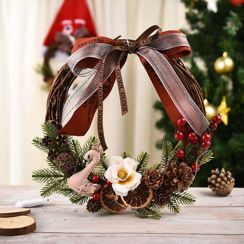 image-Christmas Decorations Garland Wreath
