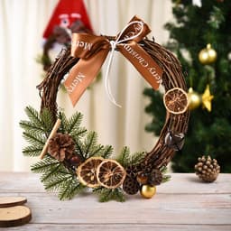 image-Christmas Decorations Garland Wreath