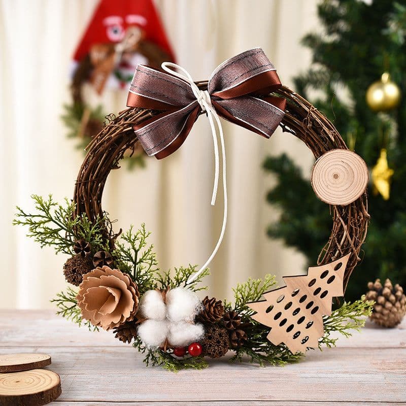 image-Christmas Decorations Garland Wreath