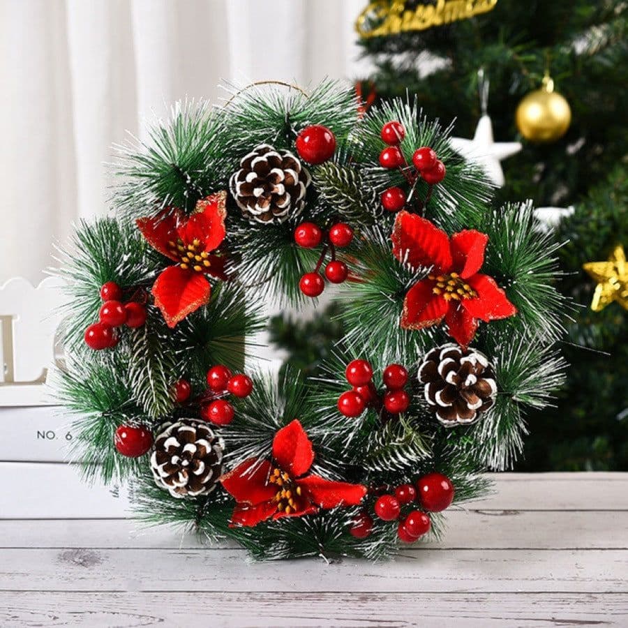 image-Christmas Decorations Garland Wreath
