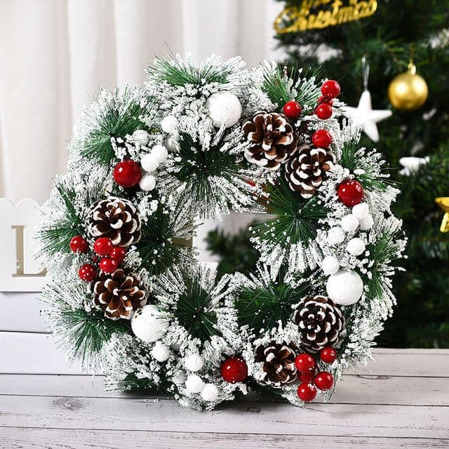 image-Christmas Decorations Garland Wreath