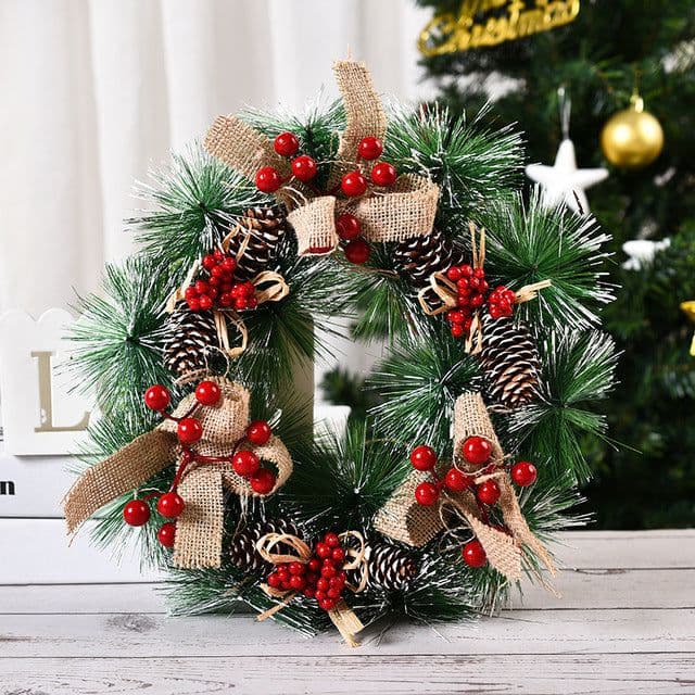 image-Christmas Decorations Garland Wreath