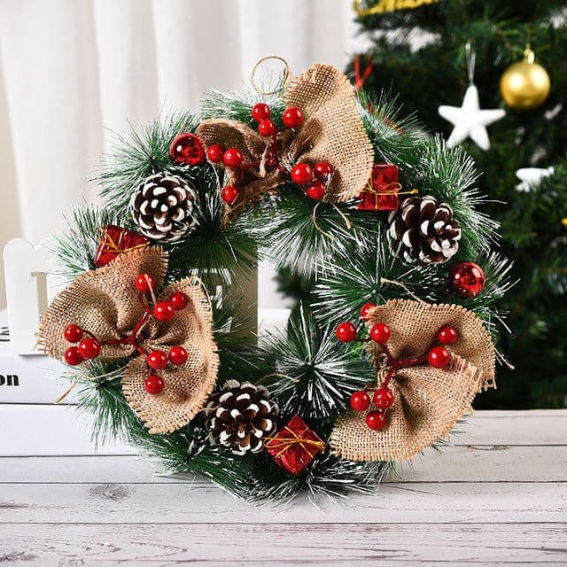 image-Christmas Decorations Garland Wreath