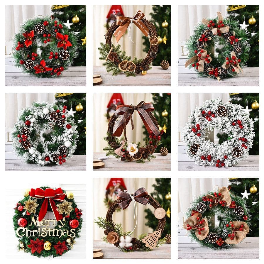 image-Christmas Decorations Garland Wreath