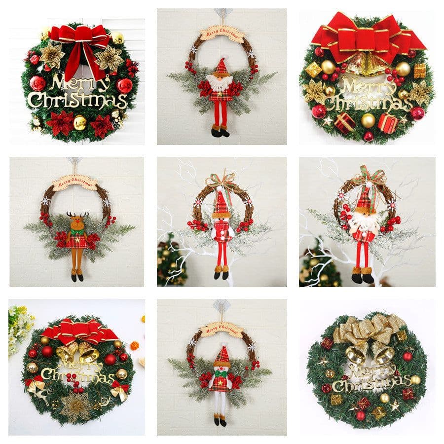 image-Christmas Decorations Garland Wreath