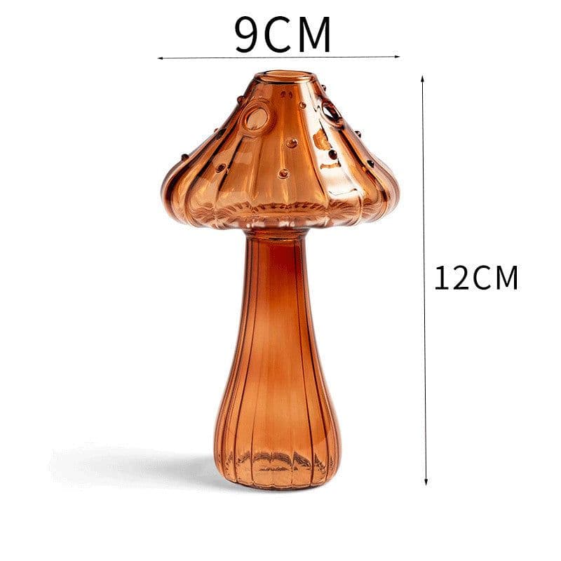 image-Mushroom Aromatherapy Bottle Tabletop Hydroponic Planter