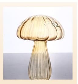 image-Mushroom Aromatherapy Bottle Tabletop Hydroponic Planter