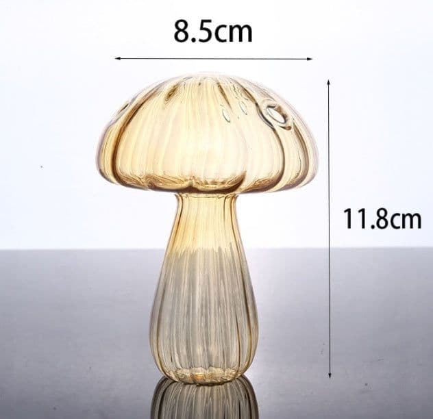 image-Mushroom Aromatherapy Bottle Tabletop Hydroponic Planter