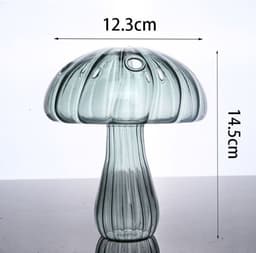 image-Mushroom Aromatherapy Bottle Tabletop Hydroponic Planter