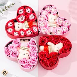 image-Heart-shaped Rose Red Gift Box New Year Christmas Gift Box Valentine's Day Christmas Gift Mother's Day Birthday Gift