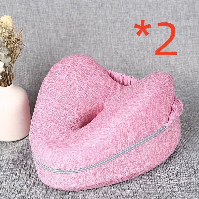 image-Heart-Shaped Memory Foam Leg Pillow Beautiful Leg Pillow Memory Pillow Pregnant Woman Heart-Shaped Knee Love