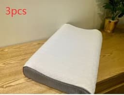 image-Neck Message Bed Pillow 3D TPE Honeycomb Orthopedic Shoulder Pain Protection Cervical With Cover No Pressure Cooling Sleep