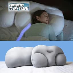image-Foam Egg Pillow Orthopedic Baby Nursing Cushion 1PC All-Round Micro-Spheres Foam Soft Butterfly Shape Foam Pillow