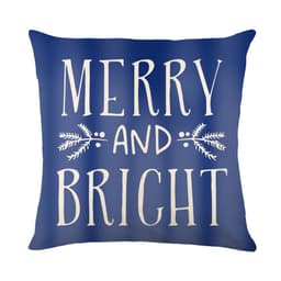image-Christmas Decorations Pillow Covers Sofa Square Throw Pillow Cases Stamping Snowflake Waist Cushion Cover Home Bed Decor