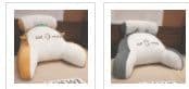 image-Sofa Fluffy Cushion Luncheon Pillow Triangle Reading Cushion Bedside Soft Large Backrest Lumbar Cushion Office Chair Cushion