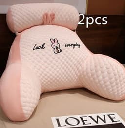 image-Sofa Fluffy Cushion Luncheon Pillow Triangle Reading Cushion Bedside Soft Large Backrest Lumbar Cushion Office Chair Cushion