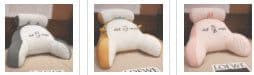 image-Sofa Fluffy Cushion Luncheon Pillow Triangle Reading Cushion Bedside Soft Large Backrest Lumbar Cushion Office Chair Cushion