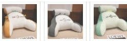 image-Sofa Fluffy Cushion Luncheon Pillow Triangle Reading Cushion Bedside Soft Large Backrest Lumbar Cushion Office Chair Cushion
