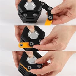 image-Foldable Bike Lock With 3 Keys Hamburg-Lock Alloy Anti-Theft Strong Security Bicycle Folding Lock Mount Bracket Bike Chain Lock