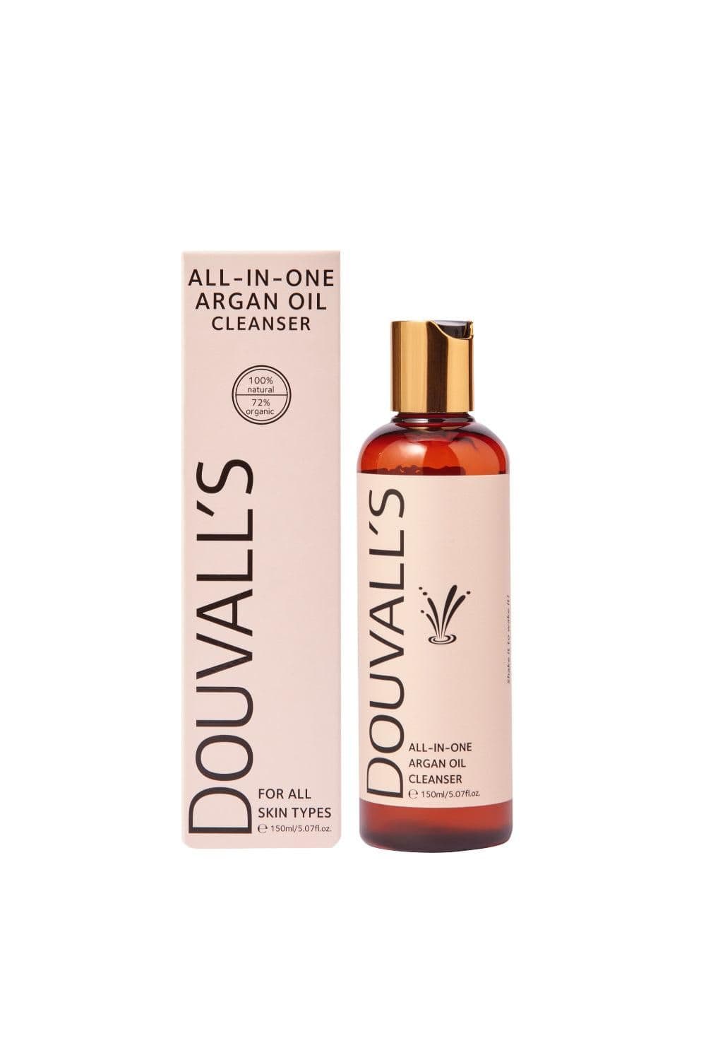 image-All-in-One Organic Argan Oil Cleanser 150ml | Deep Cleansing and makeup removing