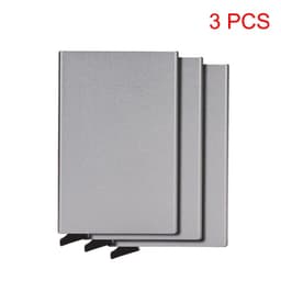 image-Rfid Smart Wallet Card Holder Metal Thin Slim Men Women Wallets Pop Up Minimalist Wallet Small Black Purse Vallet Walets for Men
