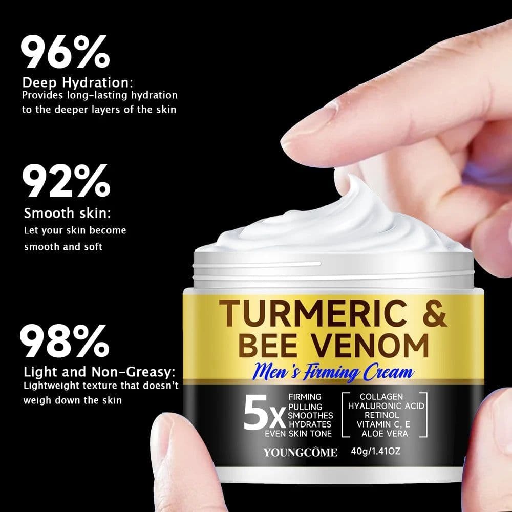 image- 250g Men's Firming Lifting Neck and Face Moisturizing Cream with Retinol Refreshing and Hydrating Improves Skin Elasticity 