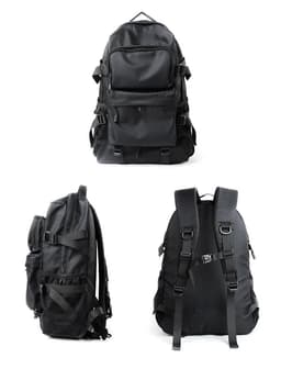 image-Men Fashion Personalized Travel Backpack Light Weight Large Space 17inch Laptop Bag Teenage Outdoor Waterproof School Bag