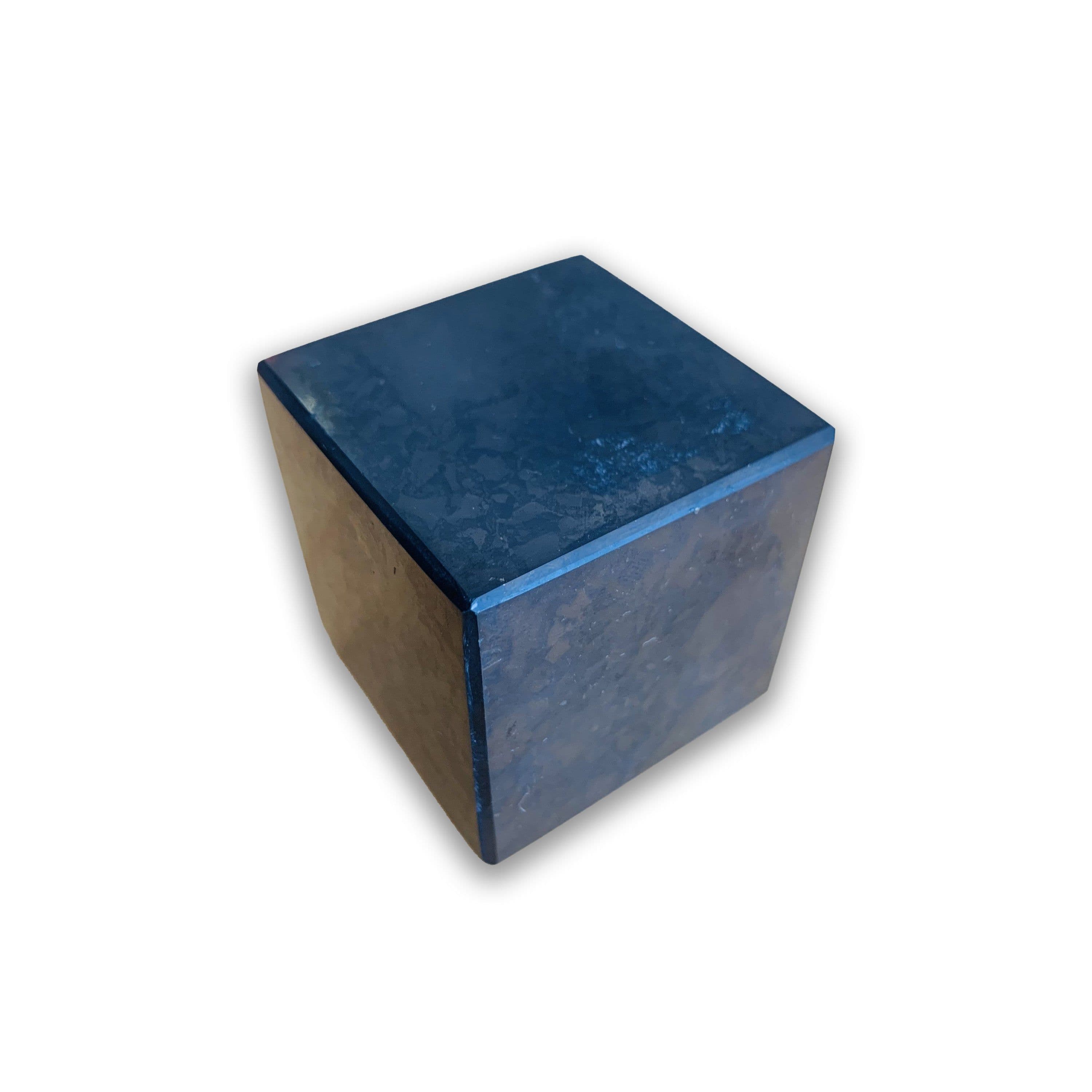 image-Cube "Purification des Énergies" en Shungite polie