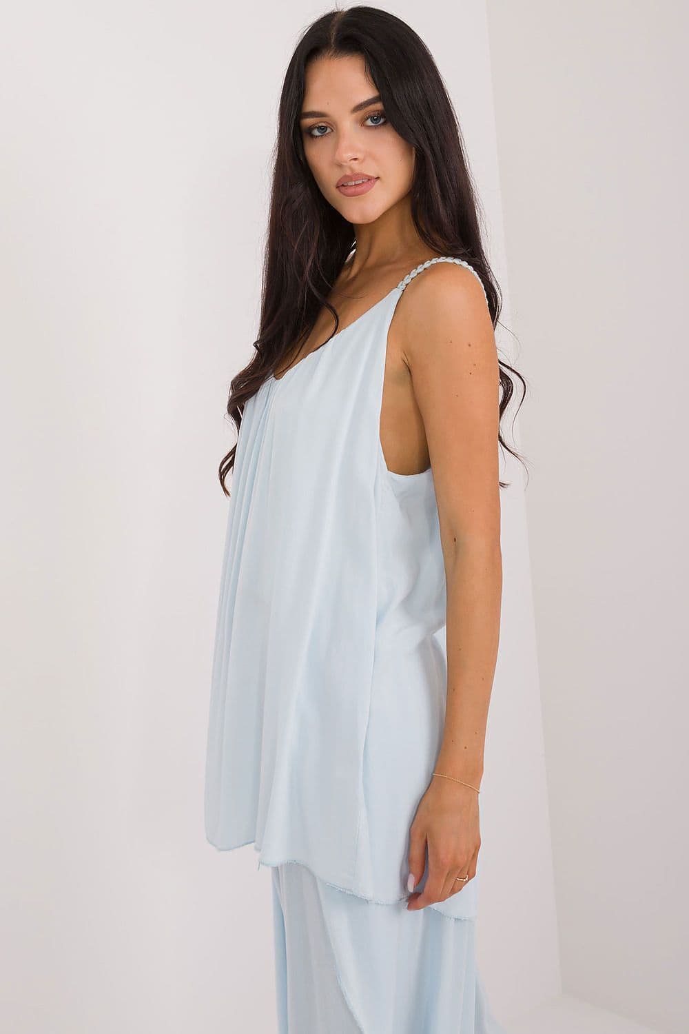 image-Bella Viscose Strapless Blouse