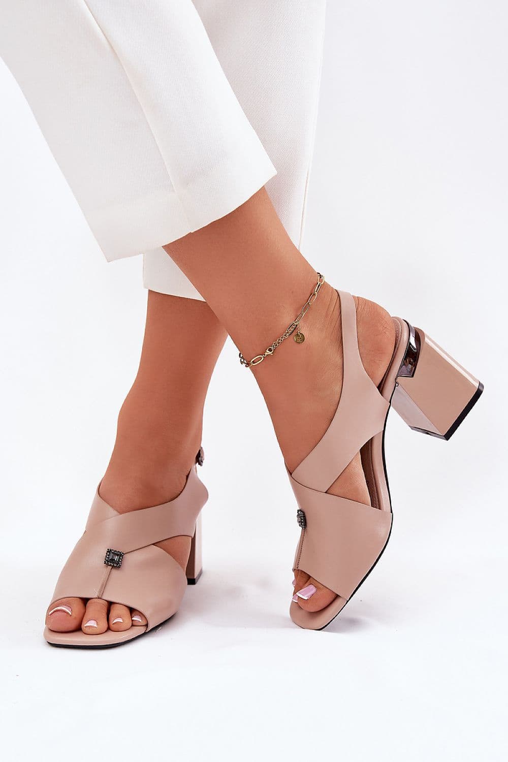 image-Heel sandals Step in style